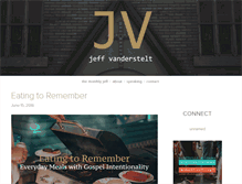 Tablet Screenshot of jeffvanderstelt.com